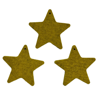 Kleiner Filz Stern (3 er Set)